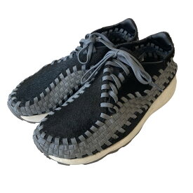 【中古】NIKE　WMNS Air Footscape Woven Black and Smoke Grey ブラック サイズ：27．5 【110424】（ナイキ）