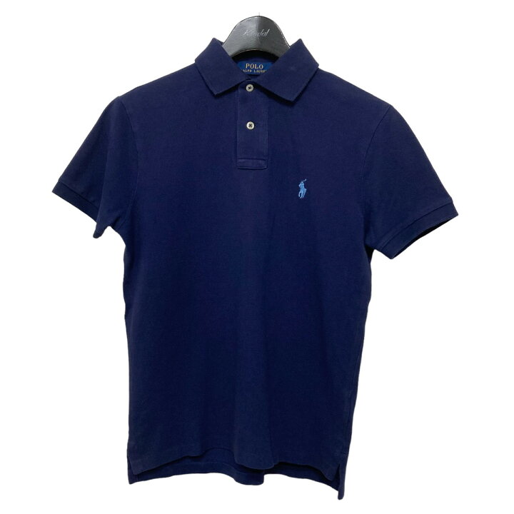楽天市場】【中古】POLO RALPH LAUREN 半袖ロゴポロシャツ ネイビー 