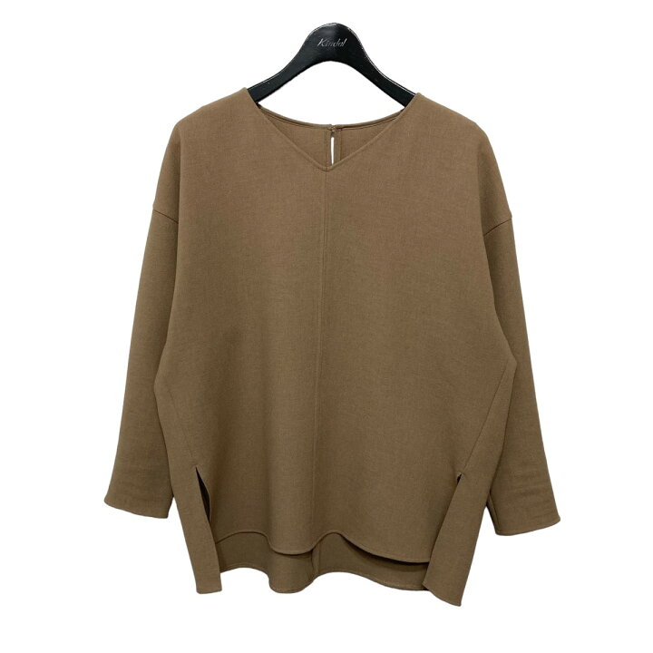 楽天市場】【中古】Liesse ジョーゼット袖タックVネックブラウス 