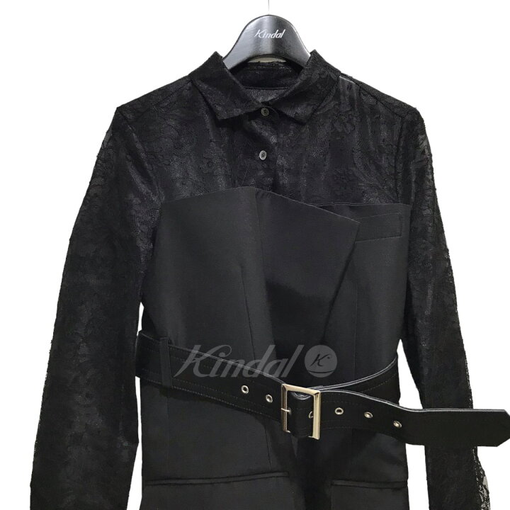 楽天市場】【中古】sacai レースシルクウールジャケット 22-06310 