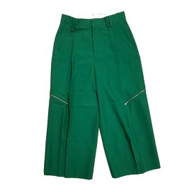 【中古】IRENE　Color Gabardine Pants カラーギャバジンパンツ グリーン サイズ：38 【110424】（アイレネ）