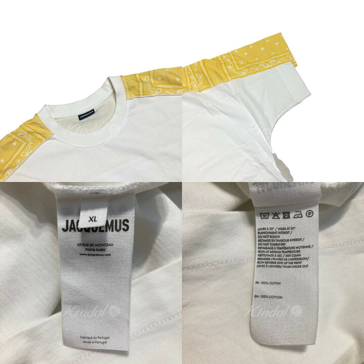 楽天市場】【中古】JACQUEMUS ペイズリー切替 オーバーサイズ半袖 