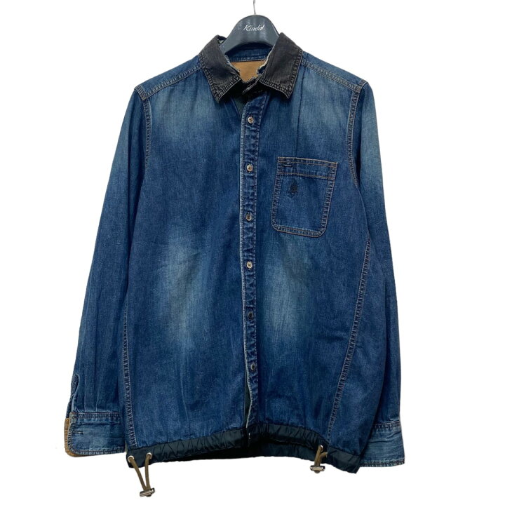 楽天市場】【中古】sacai×Dr．Woo パッチワークデニムシャツ 19 