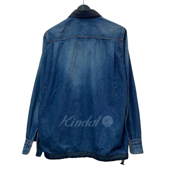 楽天市場】【中古】sacai×Dr．Woo パッチワークデニムシャツ 19 