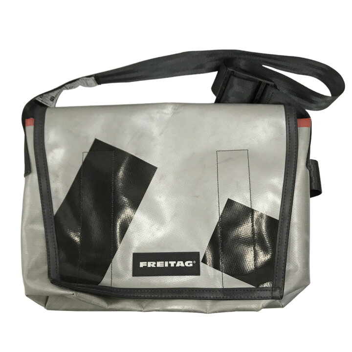 FREITAG メッセンジャーバッグ ホワイト/グレー デクスター 美品（楽天 