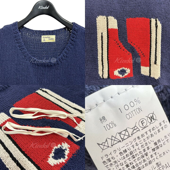 楽天市場】【中古】mcmahon Knitting Mills 2024SS Crew Neck Vest 