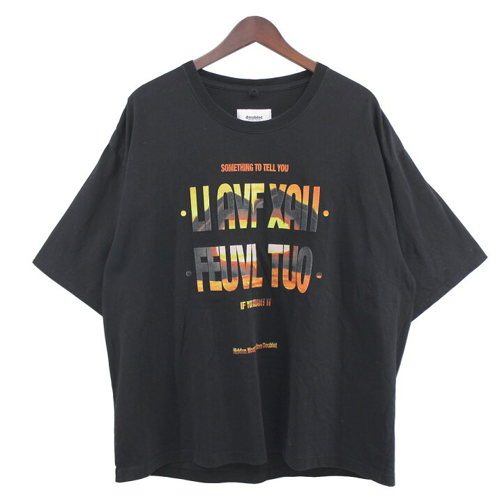 楽天市場】【中古】doublet 20SS HIDDEN MESSAGE EMBROIDERY T-SHIRT 