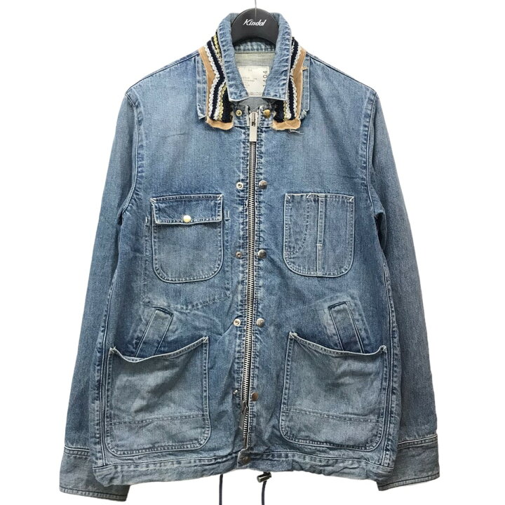 楽天市場】【中古】sacai17AW「Denim Coverall」チロリアン装飾デニム 