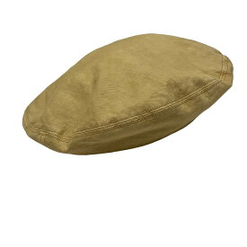 【中古】KIJIMA TAKAYUKI　Organic Cotton Sulfur Dyed Beret　ベレー帽 W-221129 ベージュ サイズ：F 【120424】（キジマタカユキ）