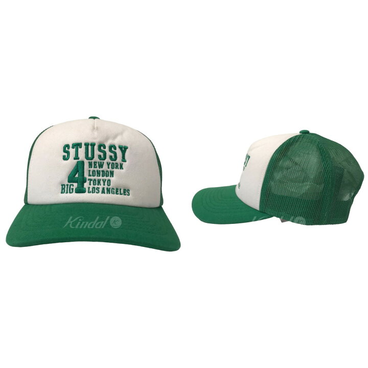 楽天市場】【中古】Stussy ｢Trucker Big 4 Snapback｣ロゴ刺繍キャップ 