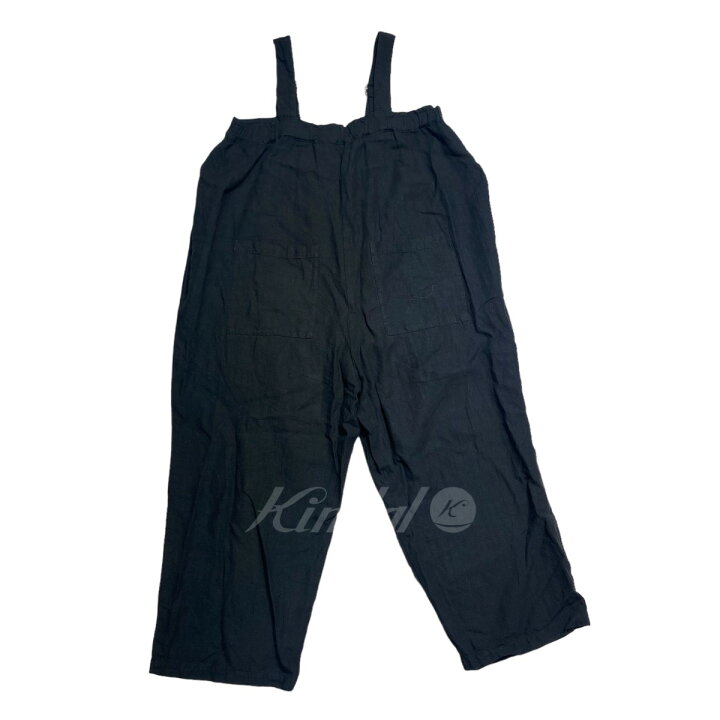 楽天市場】【中古】nest Robe ブラックリネンコクーンサロペット 