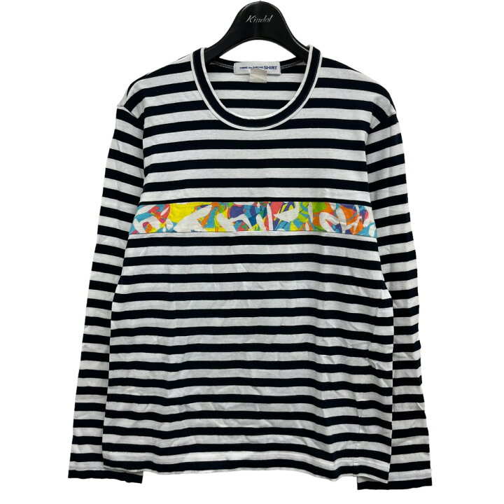 楽天市場】【中古】COMME des GARCONS SHIRT ボーダーロングスリーブT 