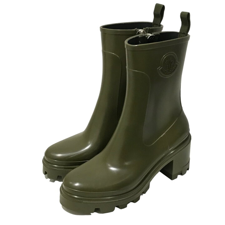 楽天市場】【中古】MONCLER「LOFTGRIP」レインブーツ オリーブ サイズ 