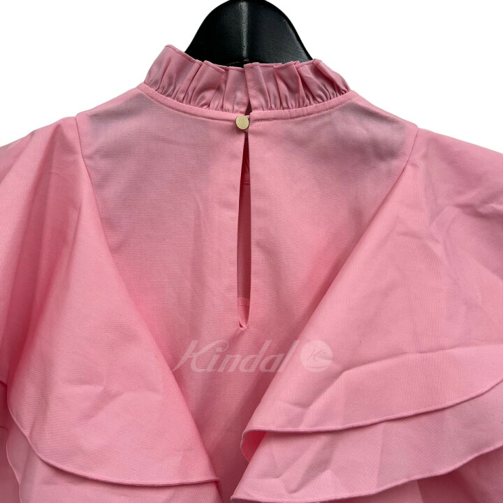 楽天市場】【中古】tsuru by Mariko Oikawa フリルブラウス ピンク  