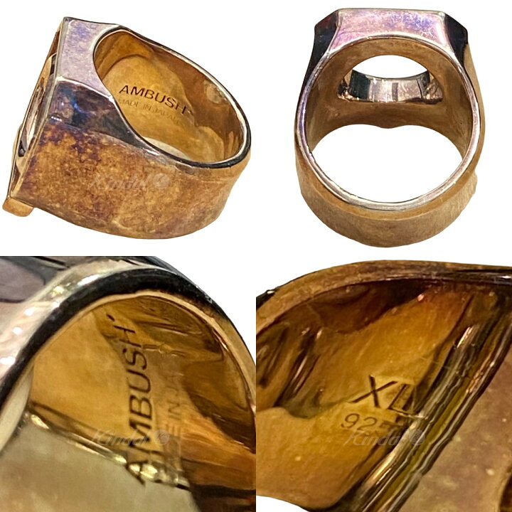 楽天市場】【中古】AMBUSH リング ゴールド サイズ：XL（19号 