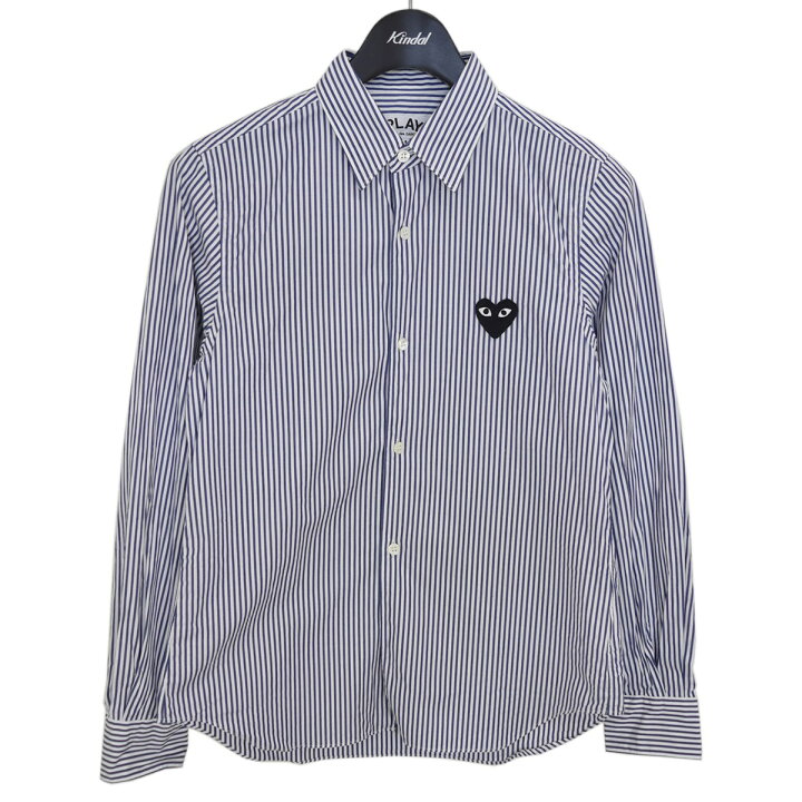 楽天市場】【中古】PLAY COMME des GARCONS ハート刺繍 ストライプ 
