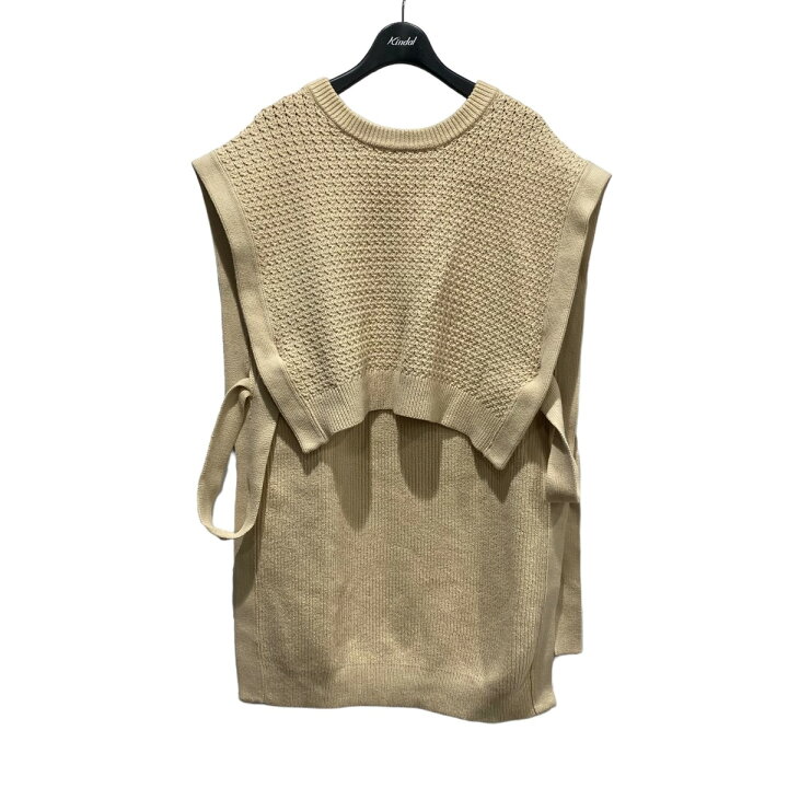 楽天市場】【中古】CLANE ノースリーブニットベスト ベージュ サイズ 