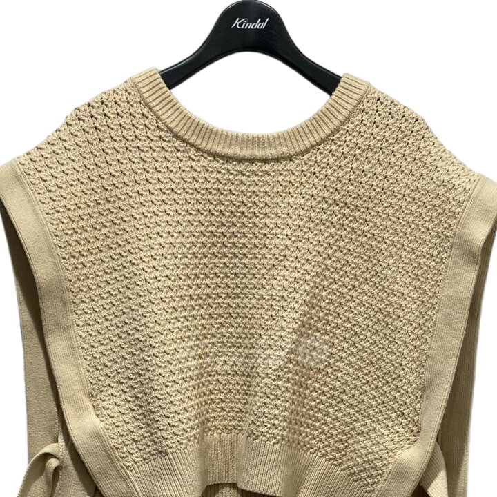 楽天市場】【中古】CLANE ノースリーブニットベスト ベージュ サイズ 