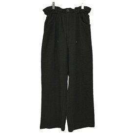 【中古】SYUMAN．　2024SS　Ravioli trousers type pile tweed　パイルツイードパンツ ブラック サイズ：2 【120424】（シュウマン）