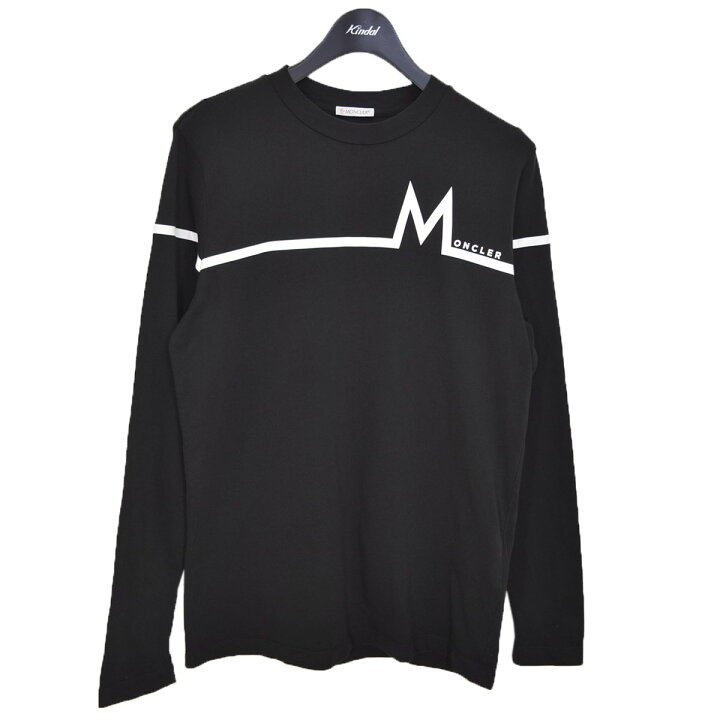 楽天市場】【中古】MONCLER ラバーロゴロングスリーブカットソー 