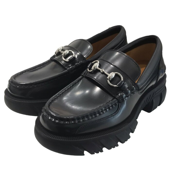 楽天市場】【中古】GUCCI ホースビットラグソールローファー ブラック 