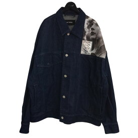 【中古】RAF SIMONS　19SS｢Denim Jacket Punkette｣パッチデザインデニムジャケット インディゴ サイズ：S 【140424】（ラフシモンズ）