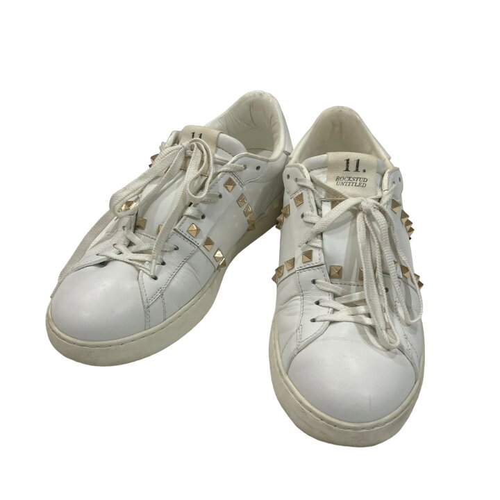 楽天市場】【中古】VALENTINO ロックスタッズ レザースニーカー TM931 