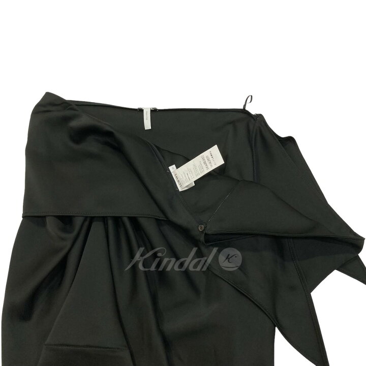 楽天市場】【中古】LOEWE アシンメトリースカート S2265080FA ブラック  