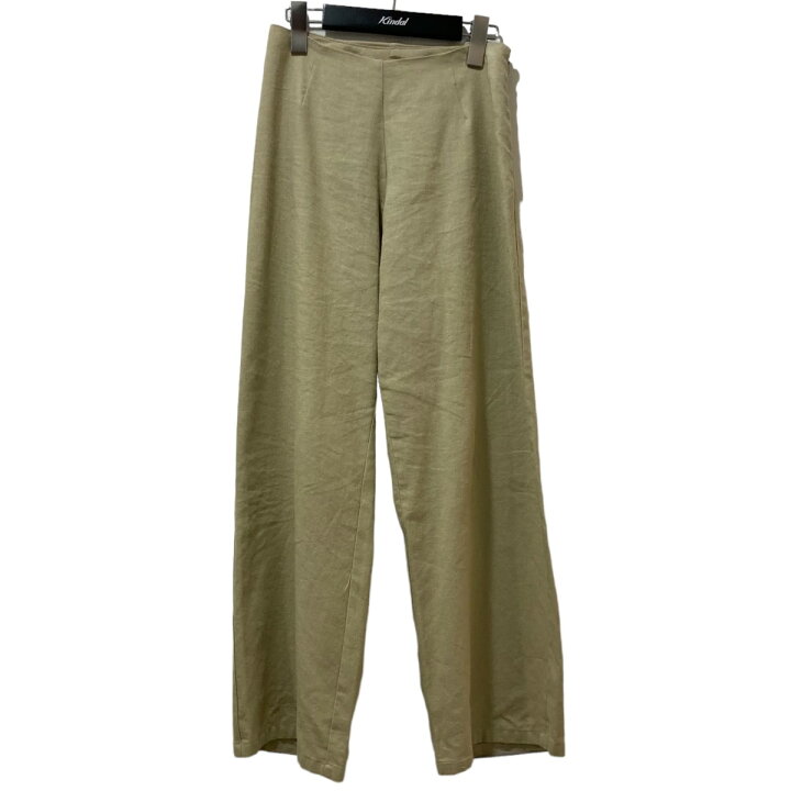 楽天市場】【中古】BASERANGEコットンリネンワイドパンツ ベージュ  