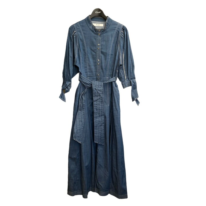 楽天市場】【中古】Her lip to「Chambray-trimmed Belted Long Dress 