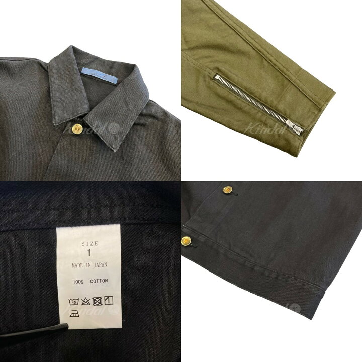 楽天市場】【中古】semohバイカラーデニムジャケット ブラック サイズ 