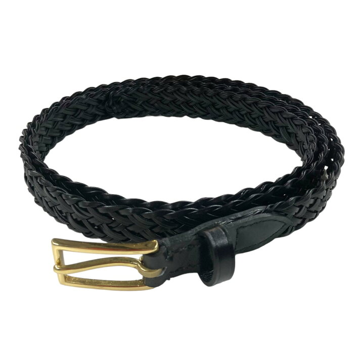 楽天市場】【中古】HEUGN2024SS 「Josh BELT001」 編み込みレザー 