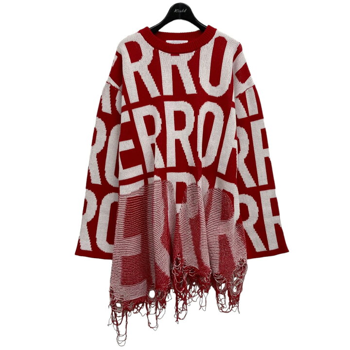 楽天市場】【中古】NEON SIGN ｢Error Knit｣エラーニット レッド サイズ  