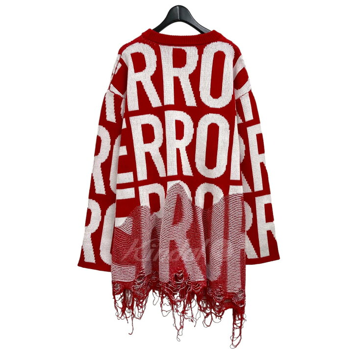楽天市場】【中古】NEON SIGN ｢Error Knit｣エラーニット レッド サイズ 