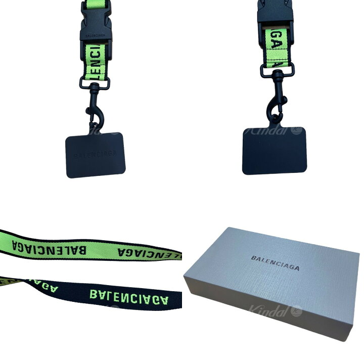 楽天市場】【中古】BALENCIAGA ネックストラップ ネオンイエロー 