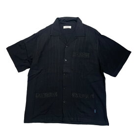 【中古】RADIALL　RAD-19SS-SH011 オープンカラーシャツ ブラック サイズ：S 【140424】（ラディアル）