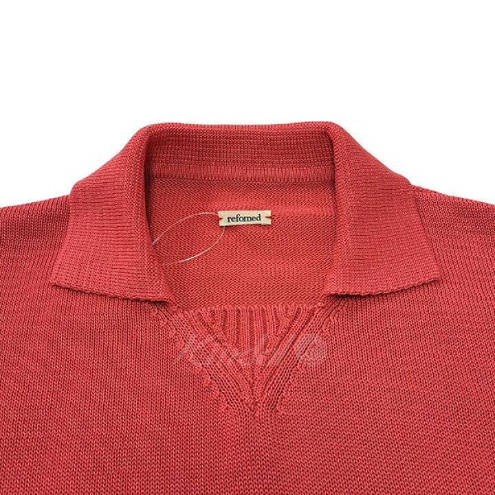 楽天市場】【中古】refomed 24SS REKN-005 OLD MAN KNIT POLO プル 