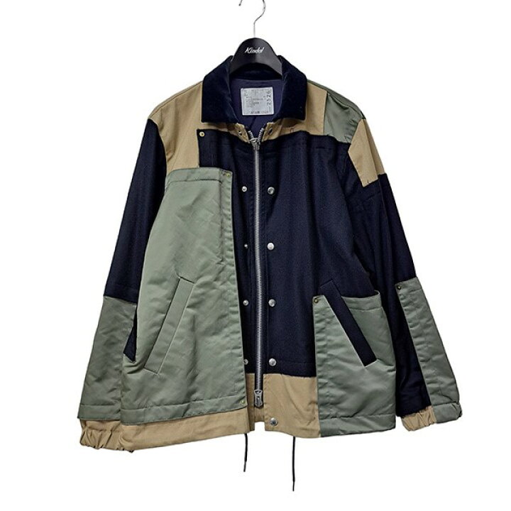 楽天市場】【中古】sacai 20AW 20-02526M Fabric Combo Blouson  