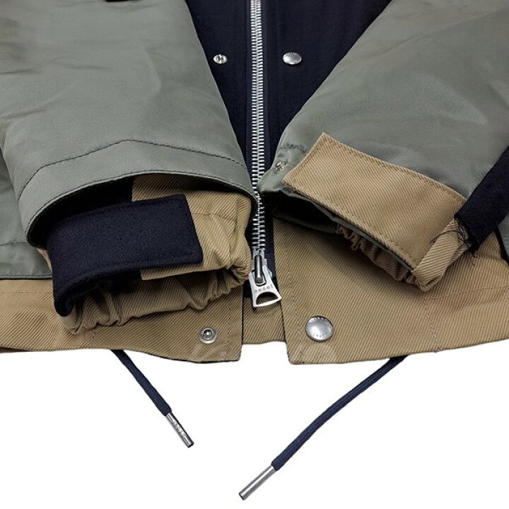 楽天市場】【中古】sacai 20AW 20-02526M Fabric Combo Blouson 