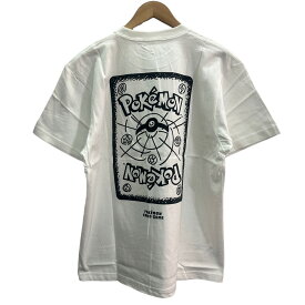 【中古】YU NAGABA × ポケモンカードゲーム for BEAMS　CARD Design T-shirt カードデザインTシャツ ホワイト サイズ：L 【140424】（長場雄　ビームス）