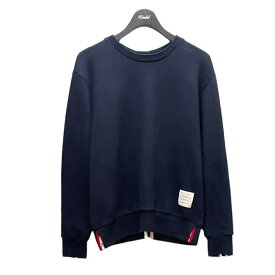 【中古】THOM BROWNE　バックストライプクルーネックスウェット ネイビー サイズ：2 【130424】（トム・ブラウン）