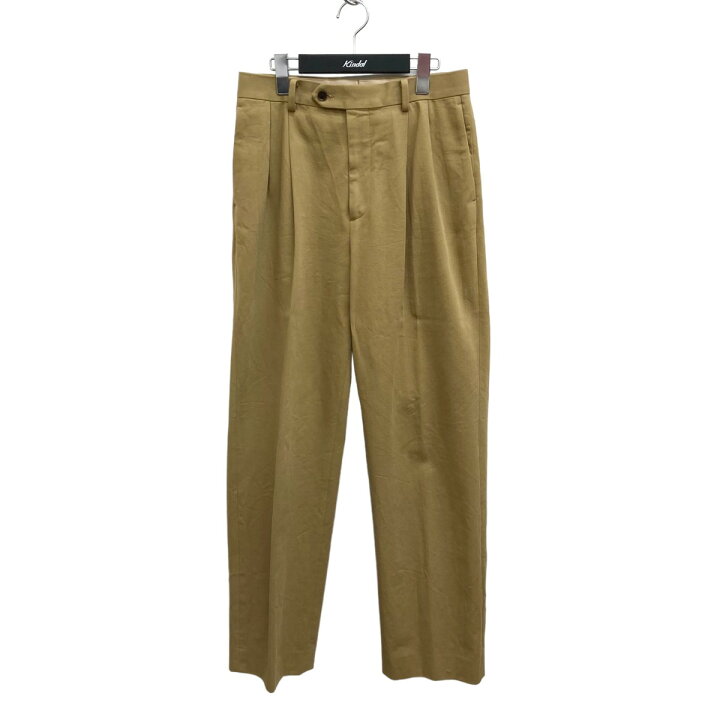 楽天市場】【中古】AURALEE WASHED HEAVY CHINO SLACKS タックパンツ  