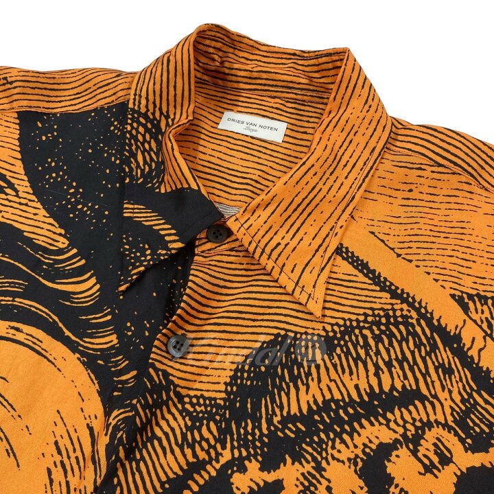 楽天市場】【中古】DRIES VAN NOTEN タイガー総柄アロハシャツ 