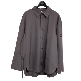 【中古】ETHOSENS　「DROP SHIRT」 レギュラーカラーシャツ グレー サイズ：2 【150424】（エトセンス）