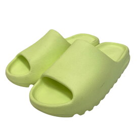 【中古】adidas　YEEZY Slide Glow Green　スライドサンダル HQ6447 イエロー サイズ：10US 【160424】（アディダス）