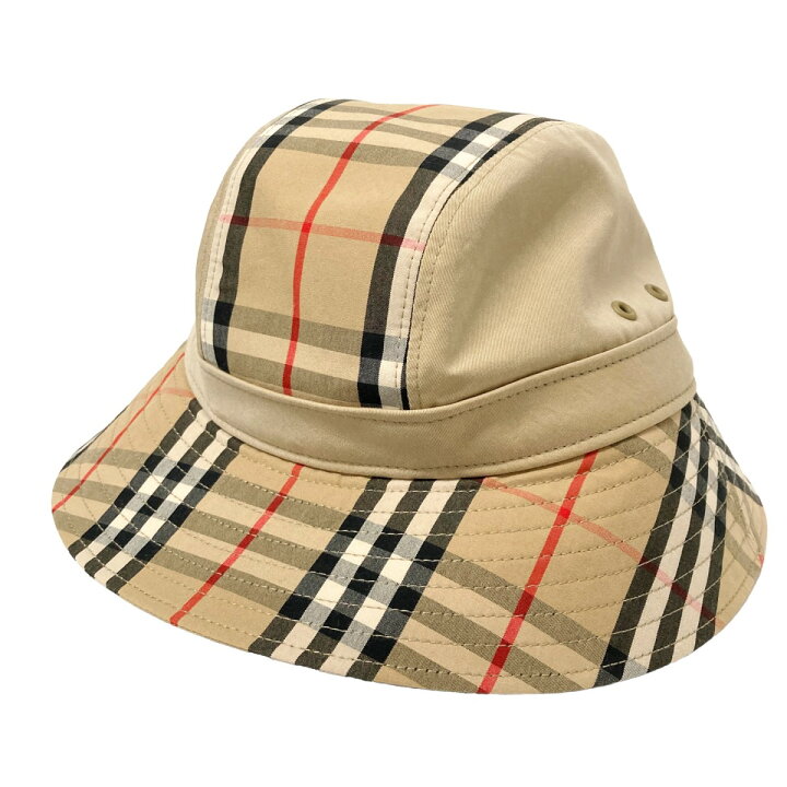 楽天市場】【中古】BURBERRY チェック バケットハット 8057384 