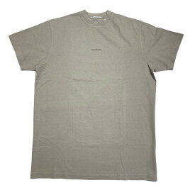 【中古】ACNE STUDIOS　ロゴTシャツドレス ミディ丈Tシャツ／FN-WN-DRES000461 ベージュ サイズ：L 【160424】（アクネストゥディオズ）