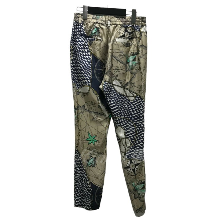 楽天市場】【中古】BANANATIME 総柄シルクパンツ ベージュ サイズ：XXS 