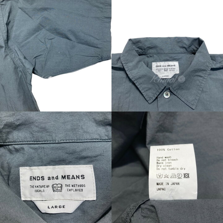 楽天市場】【中古】ENDS and MEANSLight Shirts Jacket 半袖シャツ 