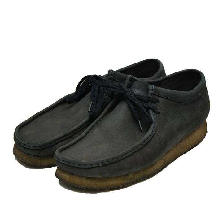 楽天市場】【中古】Clarks WALLABEE ワラビー ブーツ ネイビー サイズ 